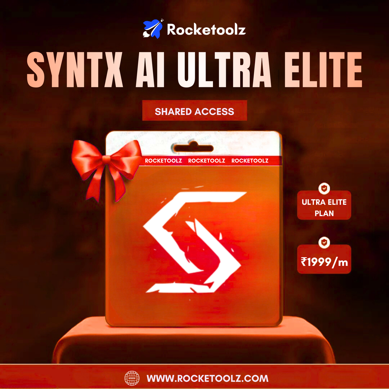 Syntx AI Ultra Elite Plan: Unlimited Shared AI Access | Rocketoolz
